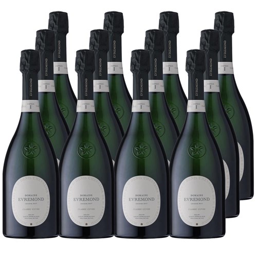 Buy a Case of 12 Bottles of Domaine Evremond Classic Cuvee English Sparkling 75cl - Securely Packaged and Delivered Together